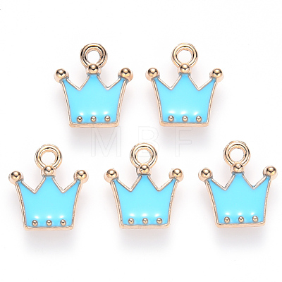 Alloy Enamel Charms X-ENAM-S121-046B-1