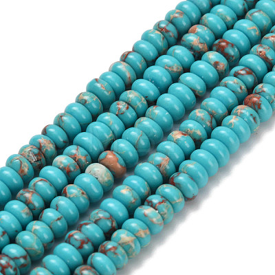 Synthetic Imperial Jasper Beads Strands G-Z110-B04-2x4mm-07-1