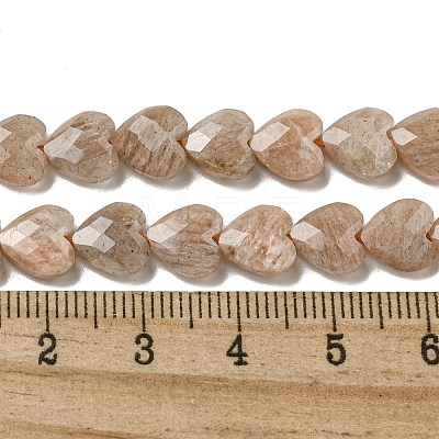 Natural Peach Moonstone Beads Strands G-P544-E05-01-1