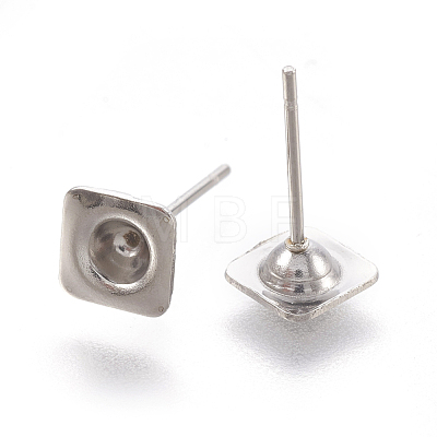 304 Stainless Steel Ear Stud Components STAS-G187-13P-1