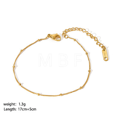 Stylish Titanium Steel Rolo Chain Bracelets for Women XR9988-2-1