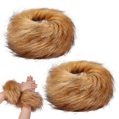 Fibre Oversleeves Wrist Cuffs AJEW-WH0796-73A-1