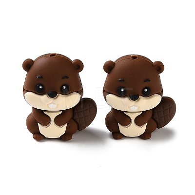 3D Animal Theme Silicone Beads SL-CBAD861-01-1