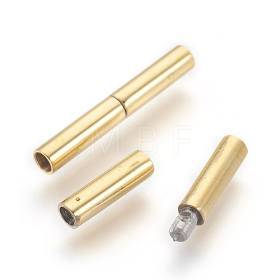 Vacuum Plating 304 Stainless Steel Bayonet Clasps STAS-F196-01G-03-1