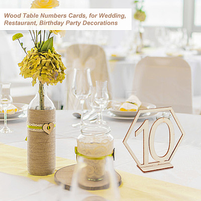 Wood Table Numbers Cards AJEW-WH0348-35-1