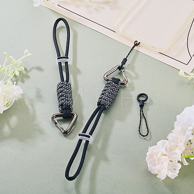 Polyester Cord Ropes Pendant Decorations HJEW-TADJ0022-01A-1