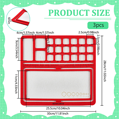 Felt Bead Design Board DIY-WH0419-98B-02-1