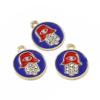 Alloy Crystal Rhinestone Pendants FIND-C019-17KCG-01-1