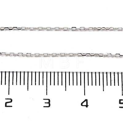 925 Sterling Silver Paperclip Chains STER-P064-04P-1