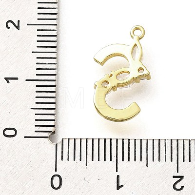 Brass Micro Pave Cubic Zirconia Pendants KK-M310-01G-19-1