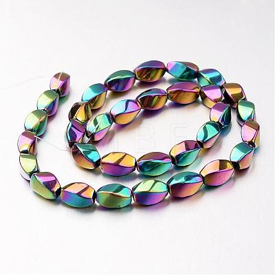 Electroplate Non-magnetic Synthetic Hematite Beads Strands G-F300-11B-02-1