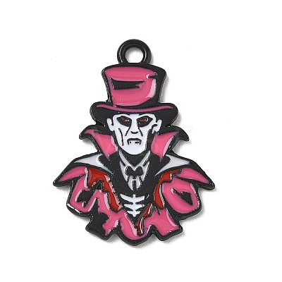 Halloween Alloy Enamel Pendants AL-CBA492B-02D-EB-1