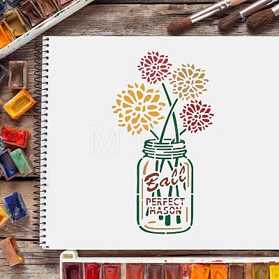 Large Plastic Reusable Drawing Painting Stencils Templates DIY-WH0202-049-1