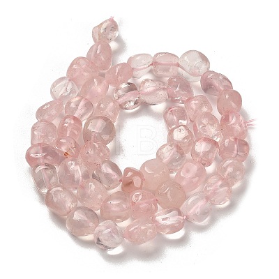 Natural Rose Quartz Beads Strands G-P497-01E-79A-1