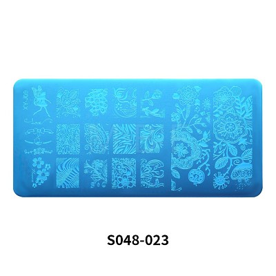 Non-Tarnish Stainless Steel Nail Art Templates Stamping Plate Set MRMJ-S048-023-1