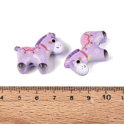 Printed Opaque Acrylic Beads OACR-N162-12C-1
