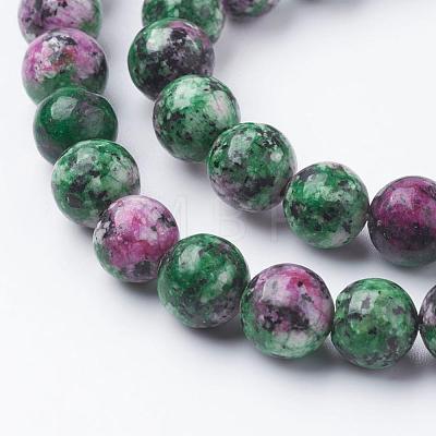 Natural Gemstone Beads Strands G-G086-8mm-1-1