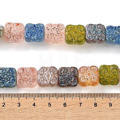 Painted Glass Bead Strands FIND-H023-05-1