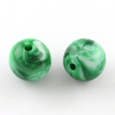 Opaque Acrylic Beads SACR-R853-8mm-212-1