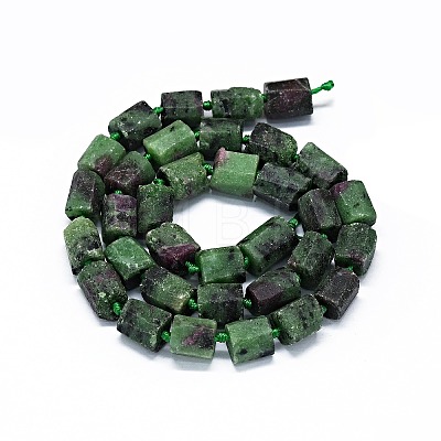 Natural Ruby in Zoisite Beads Strands G-O170-108-1