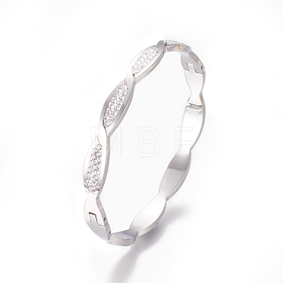 304 Stainless Steel Bangles BJEW-F390-02-1
