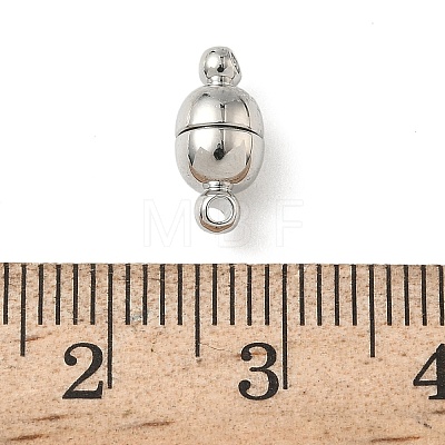 Oval Brass Magnetic Clasps KK-B160-36P-1