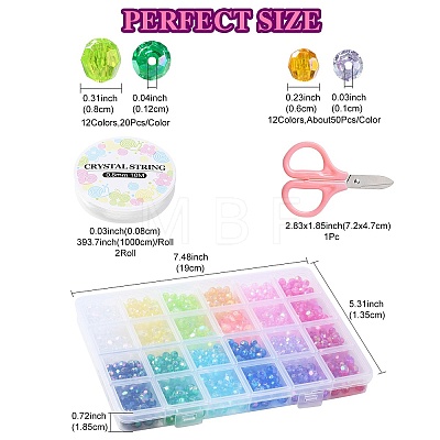 DIY Sparkling Bracelet Making Kit DIY-YW0007-84-1