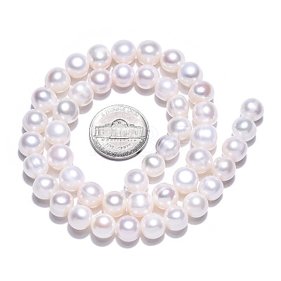 Natural Cultured Freshwater Pearl Beads Strands PEAR-N013-08E-1