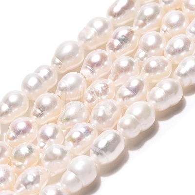 Natural Nucleated Pearl Beads Strands PEAR-N012-02Q-01-1