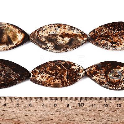 Natural Tree Bark Agate Beads Strands G-Q606-23C-1