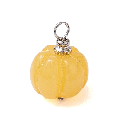 Opaque Resin Vegetable Pendants X1-PALLOY-JF02766-02-1