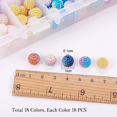Imitation Pearl Acrylic Beads OACR-PH0001-23-1