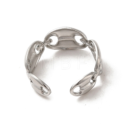 Non-Tarnish 201 Stainless Steel Finger Rings RJEW-H223-01P-07-1