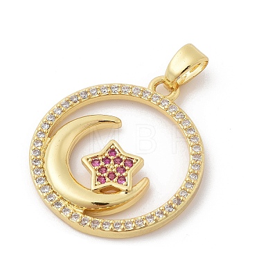Brass Micro Pave Cubic Zirconia Pendants LS-ZIRC-I069-02G-02-1