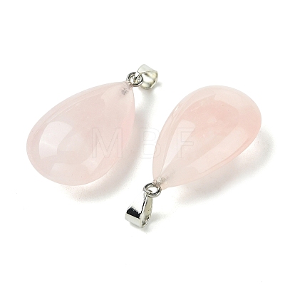 Natural Rose Quartz Pendants GG-K002-09C-1