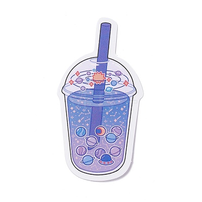 Colorful Bubble Tea Pearl Milk Tea Stickers DIY-A025-01-1