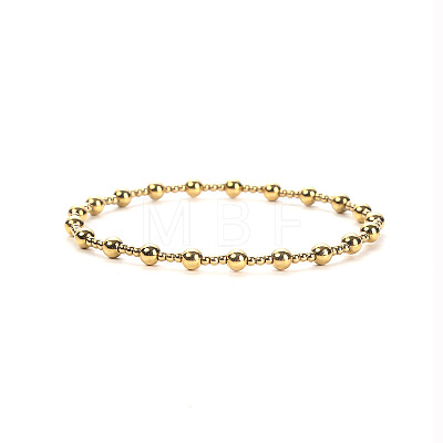 Classic Stainless Steel Ball Chains Stretch Bracelets for Women SB9710-1-1