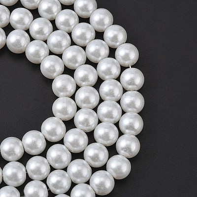 Glass Pearl Beads Strands HY-10D-B01-1-1