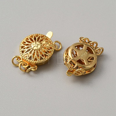 Brass Box Clasps KK-WH0079-16C-G-1