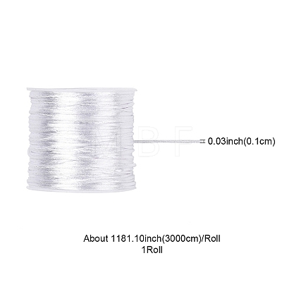30M Nylon Rattail Satin Cord NWIR-YW0001-04-01-1