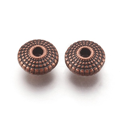 Tibetan Style Alloy Spacer Beads RLF0391Y-1
