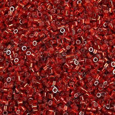 Electroplate Glass Seed Beads SEED-H003-10C-1