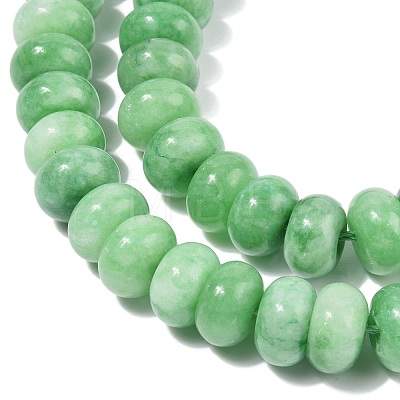 Dyed Natural White Jade Beads Strands G-G107-A18-01-1