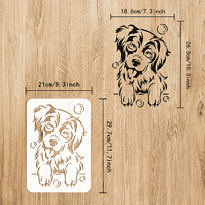 Plastic Drawing Painting Stencils Templates DIY-WH0396-0011-1