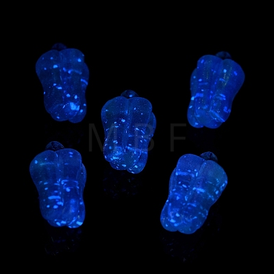 UV Plating Luminous Transparent Acrylic Pendants OACR-C001-07-1