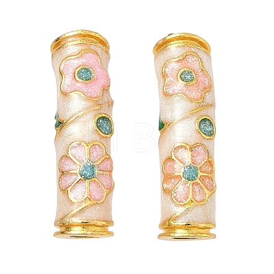 Alloy Enamel Beads ENAM-B037-12G-01-1
