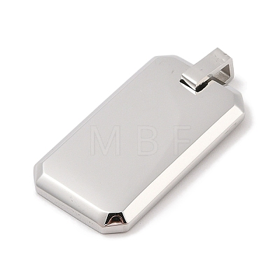 Anti-Tarnish 304 Stainless Steel Stamping Blank Tag Pendants STAS-G346-03P-1