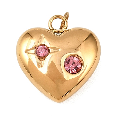 304 Stainless Steel Pendants STAS-H244-06G-02-1