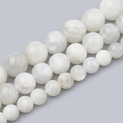 Natural Rainbow Moonstone Beads Strands G-S333-8mm-002-1