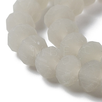 Imitation Jade Solid Color Glass Beads Strands EGLA-A034-J4mm-MD10-1